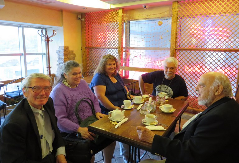 Alfred de Grazia with Russian Scientists, Moscow 2013